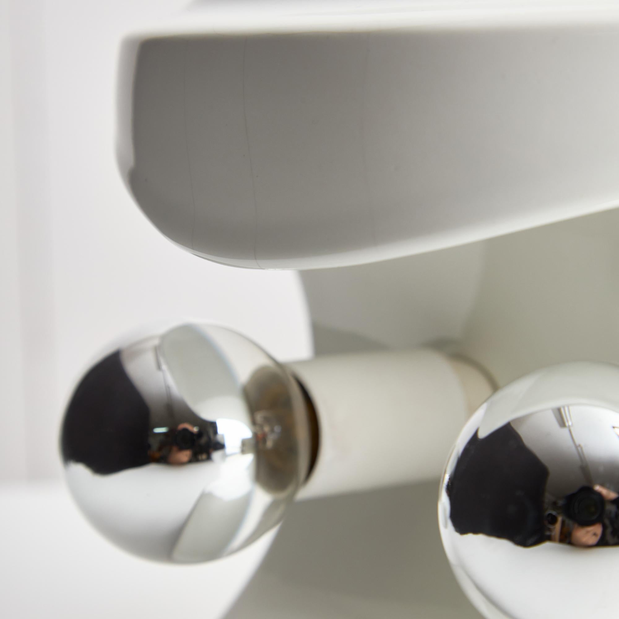 Céramique Lampe Perdomello 70 en céramique blanche en vente