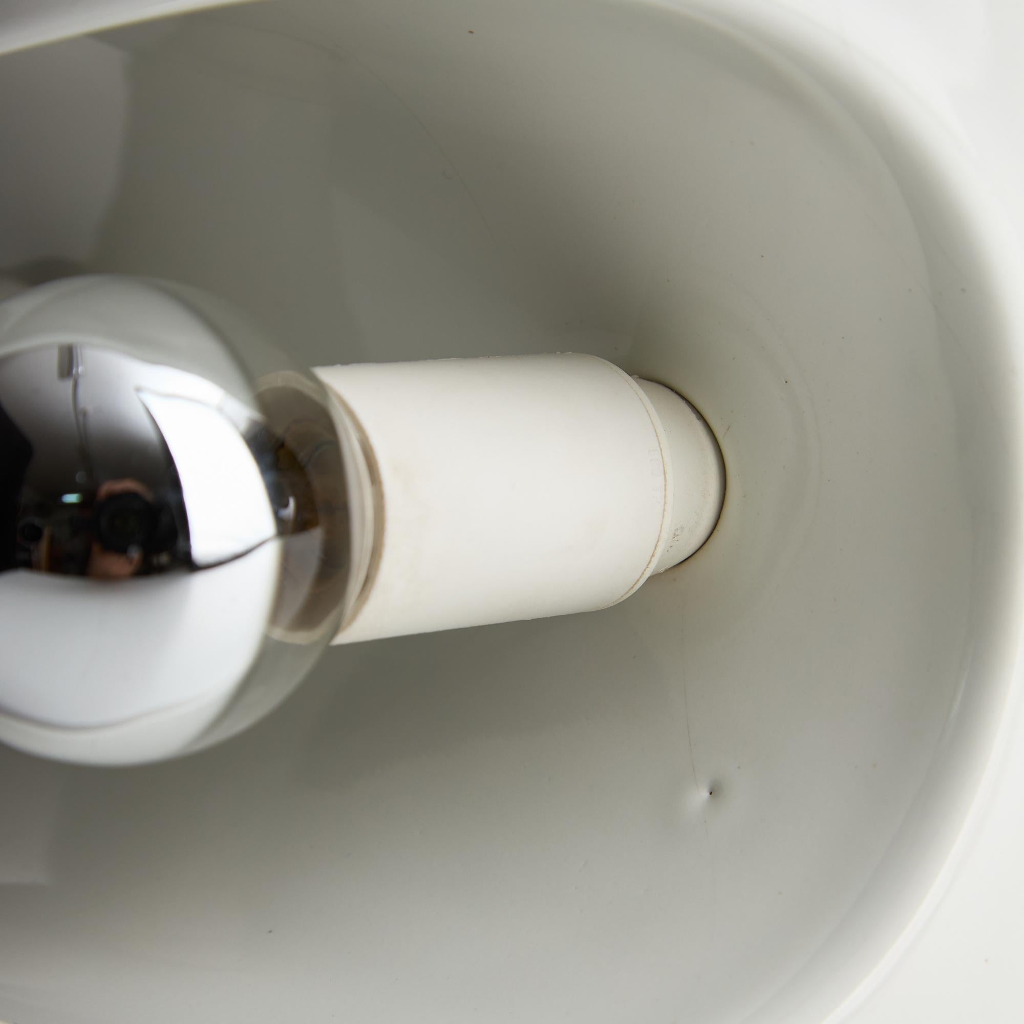 Lampe Perdomello 70 en céramique blanche en vente 1