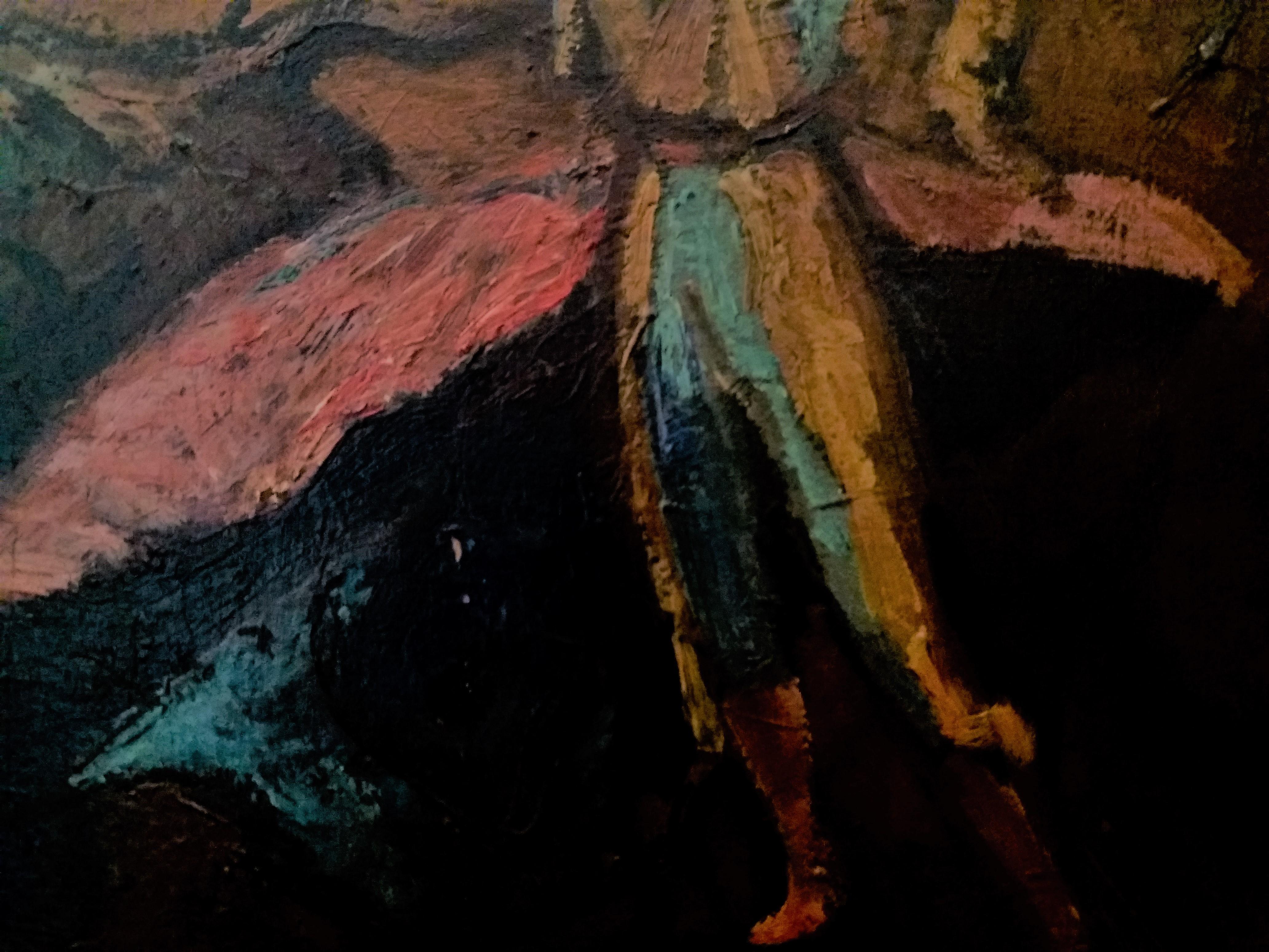 Creixams  Torero e toro dipinto su tela acrilica originale impressionista in vendita 7