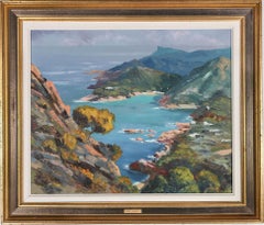 Pere Manera - Framed 20th Century Oil, The Italian Coast