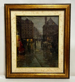 Óleo sobre tela - Barrio latino (París) - Año 1905