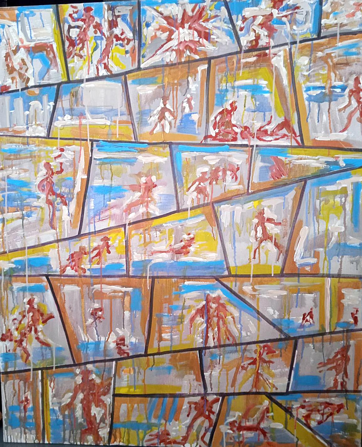 Abstract Painting de Perekucha Ruslan - Aventuras de los Rojos