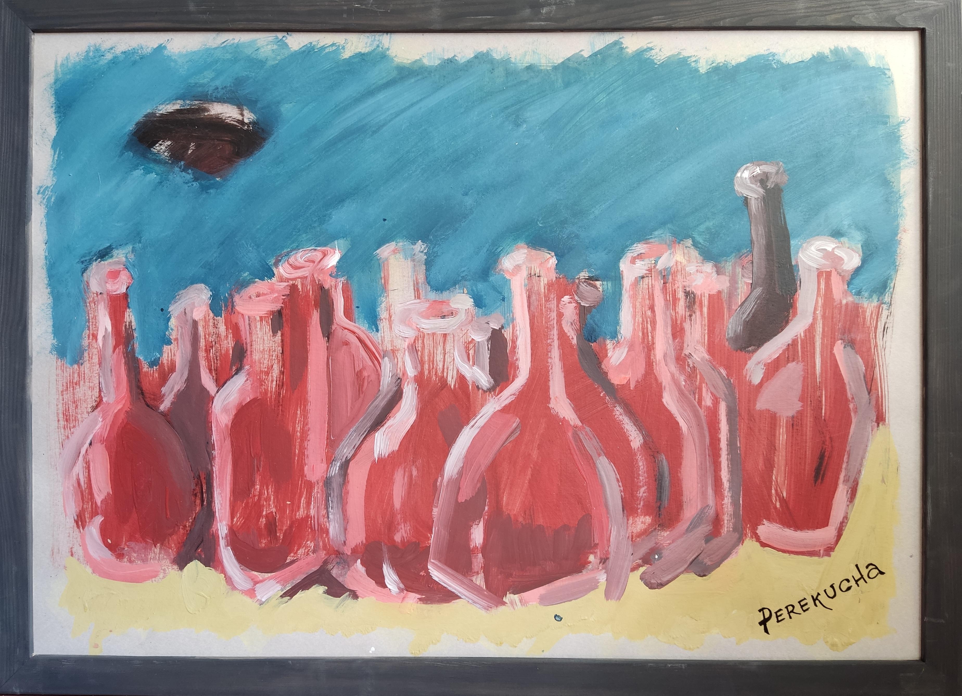 Perekucha Ruslan Abstract Painting - Assembly