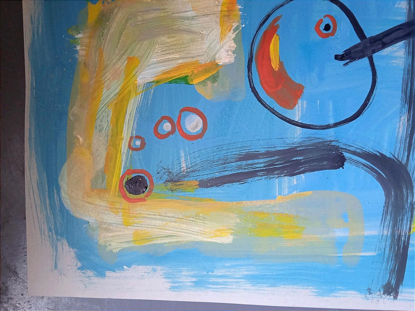 Gefährliche Reise (Abstrakt), Painting, von Perekucha Ruslan