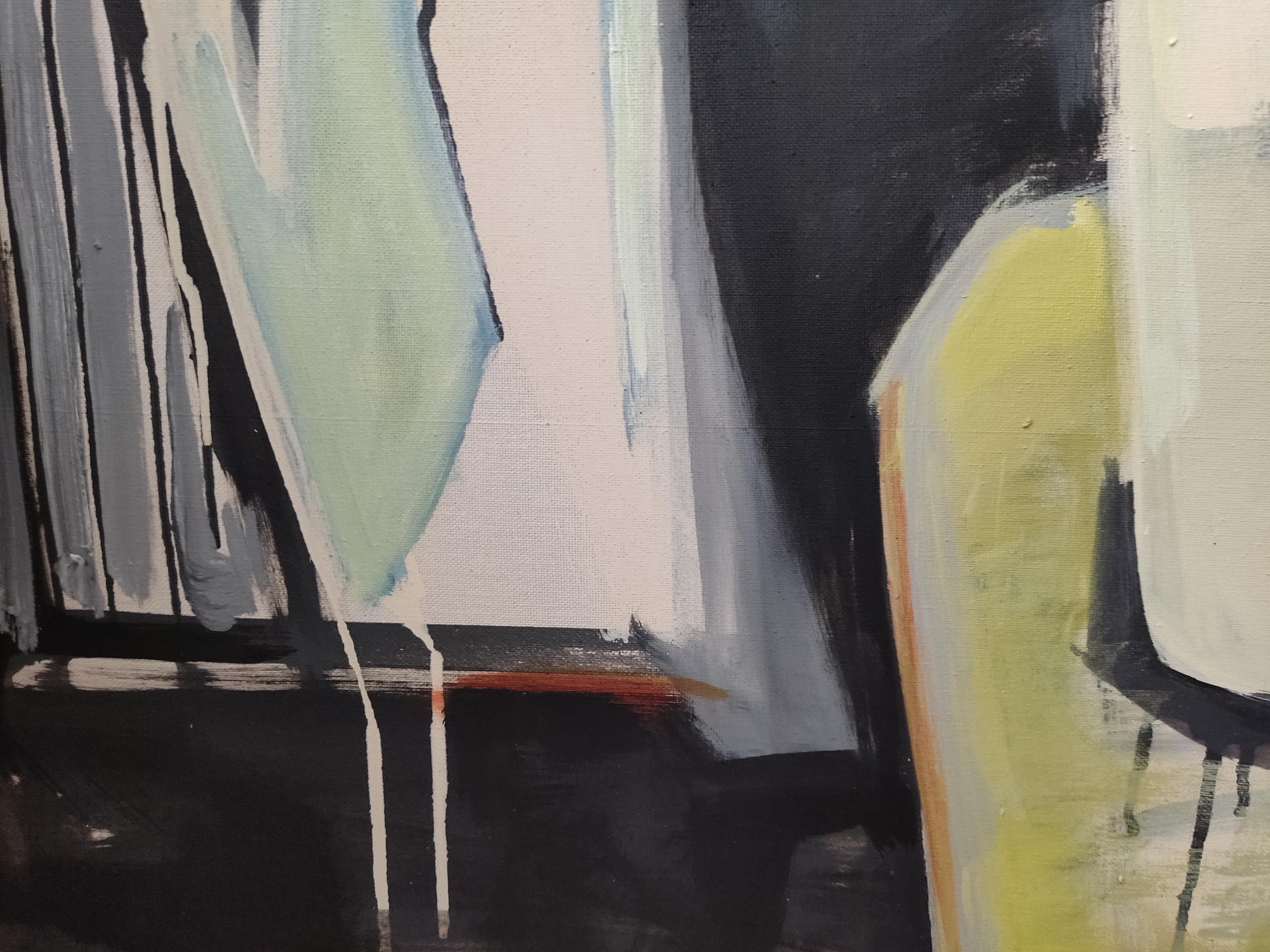 Last Supper.Afterparty - Abstrait Painting par Perekucha Ruslan