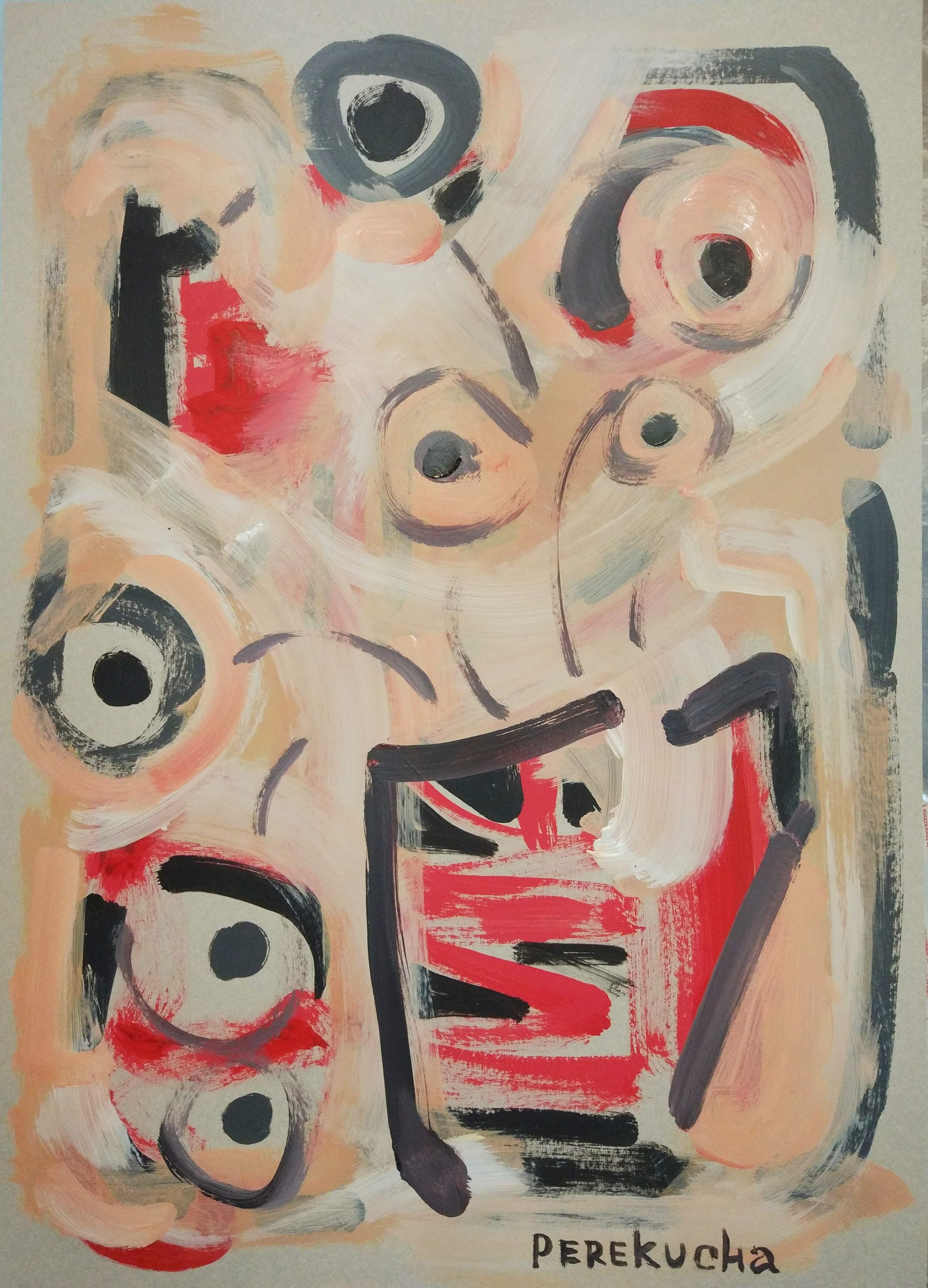 Perekucha Ruslan Abstract Painting - Mechanical Stillife
