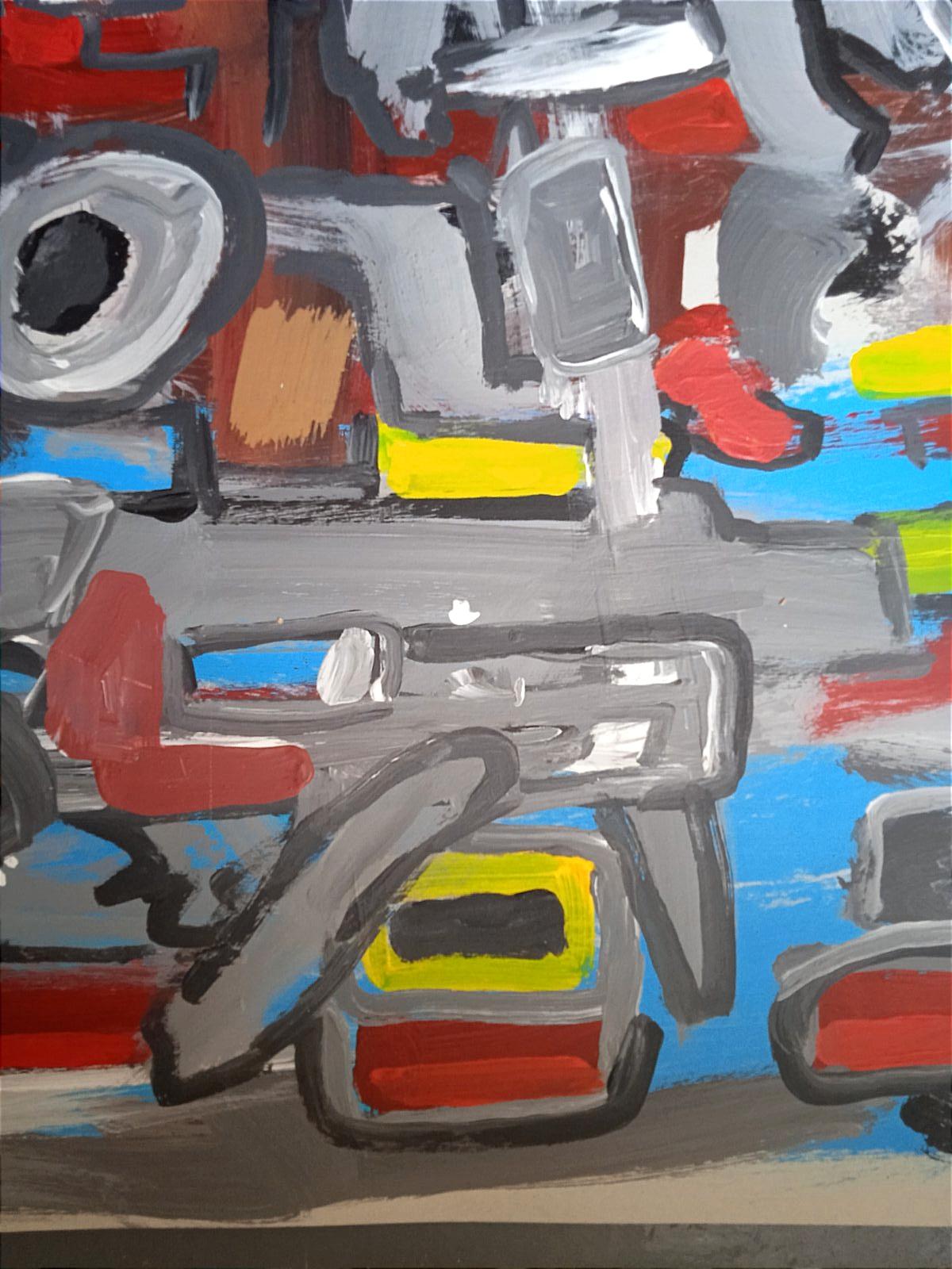 Bewegung (Abstrakt), Painting, von Perekucha Ruslan
