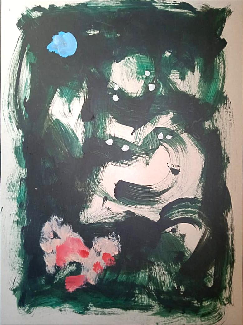 Abstract Painting di Perekucha Ruslan - Danza dello Sciamano