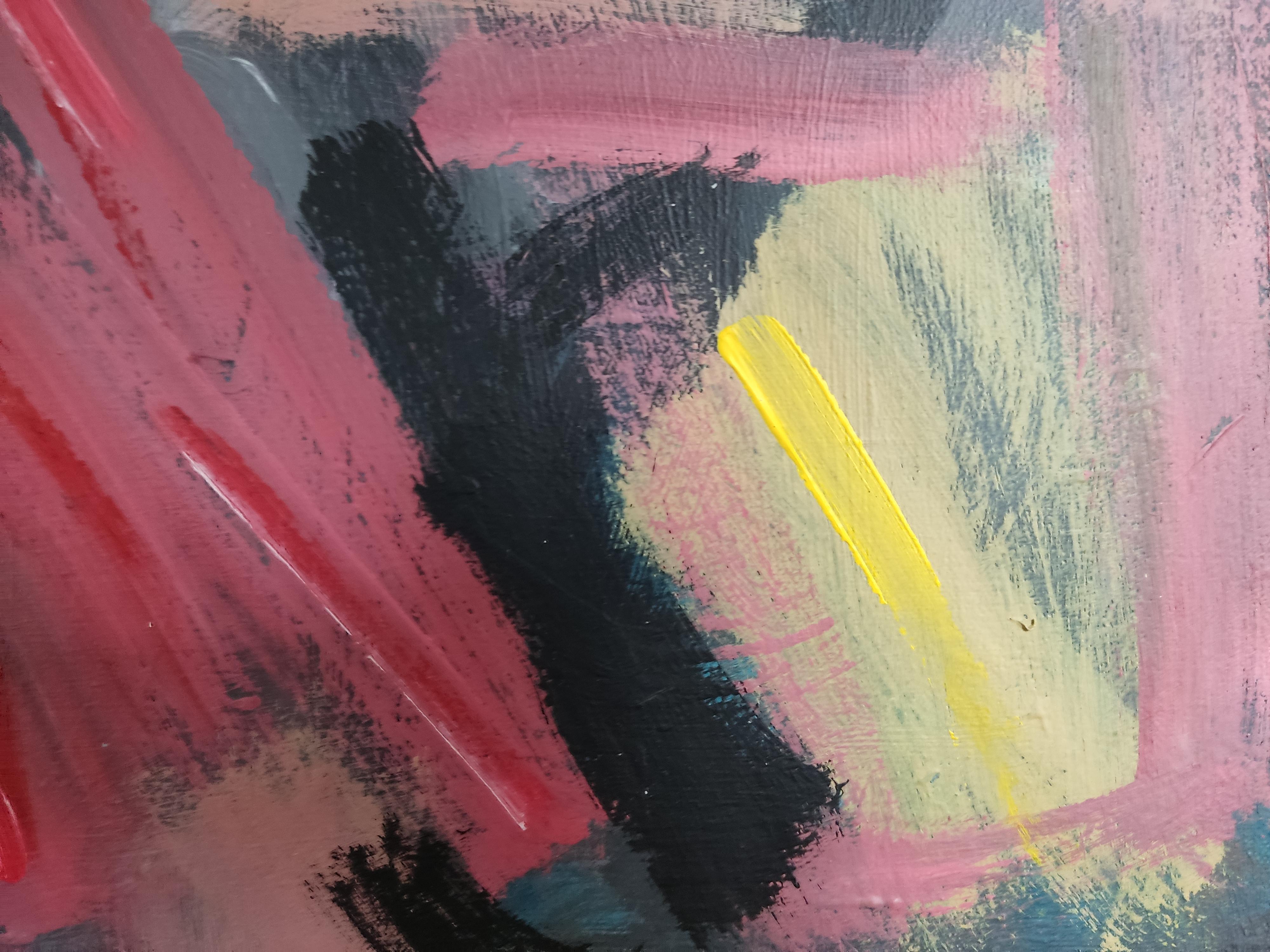 Le cheval sauvage - Abstrait Painting par Perekucha Ruslan