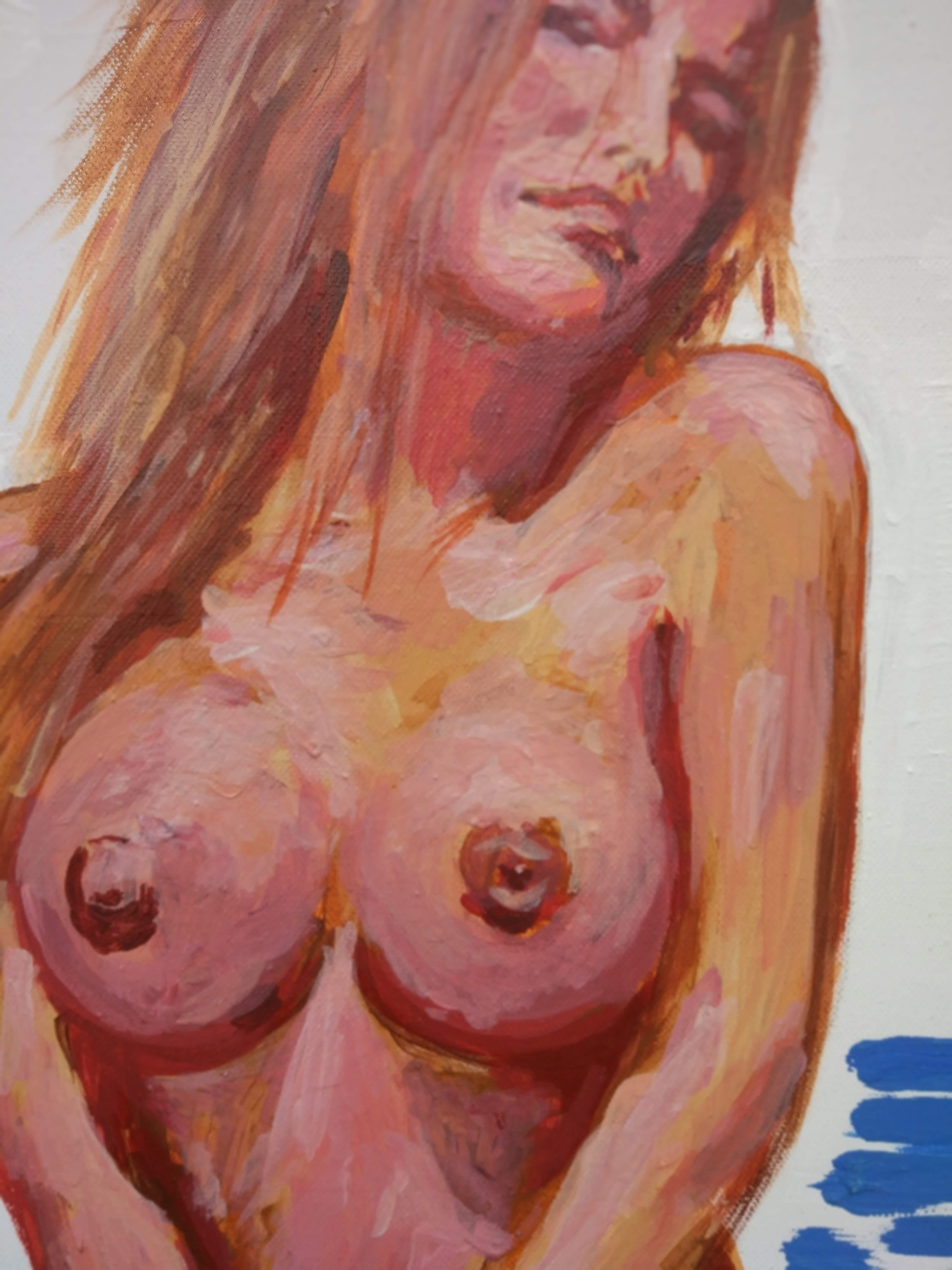 Whiteness On White (Abstrakt), Painting, von Perekucha Ruslan