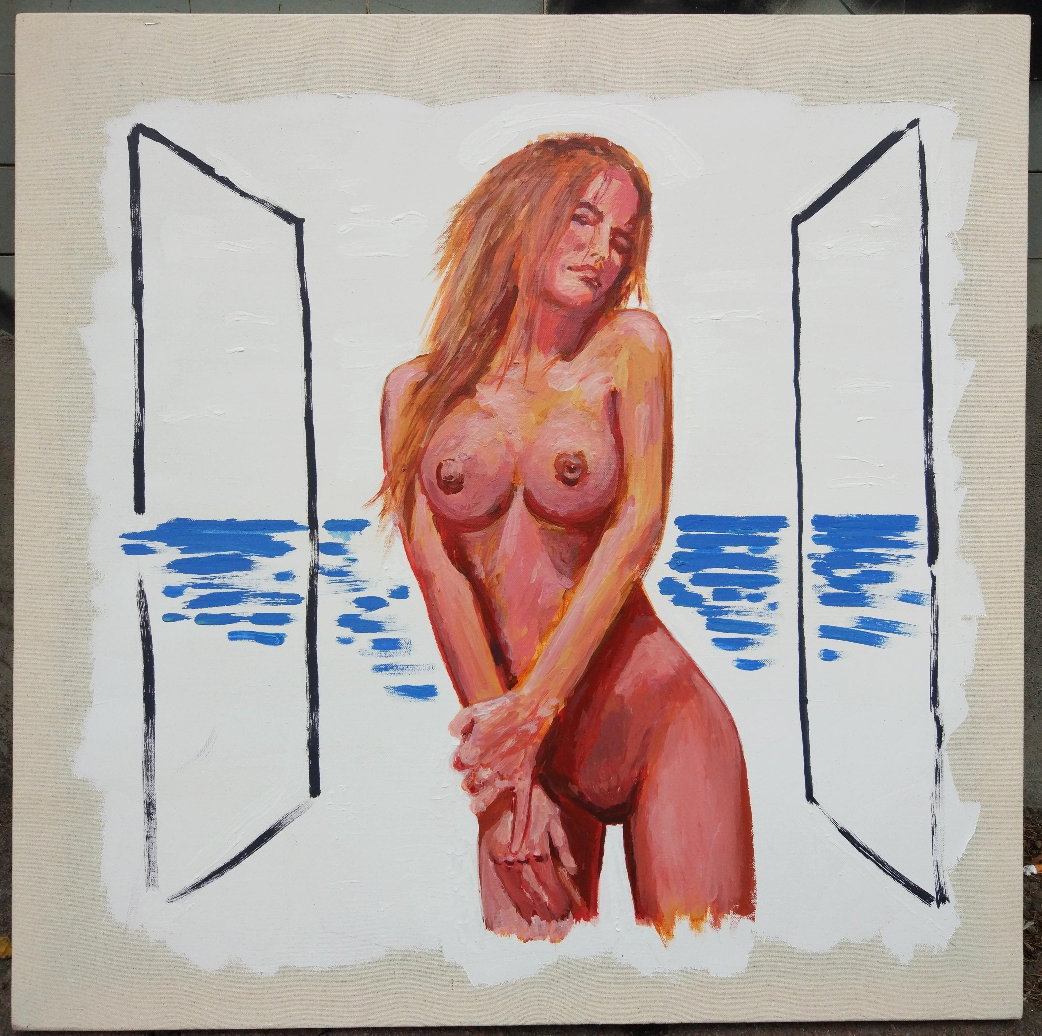 Perekucha Ruslan Nude Painting – Whiteness On White