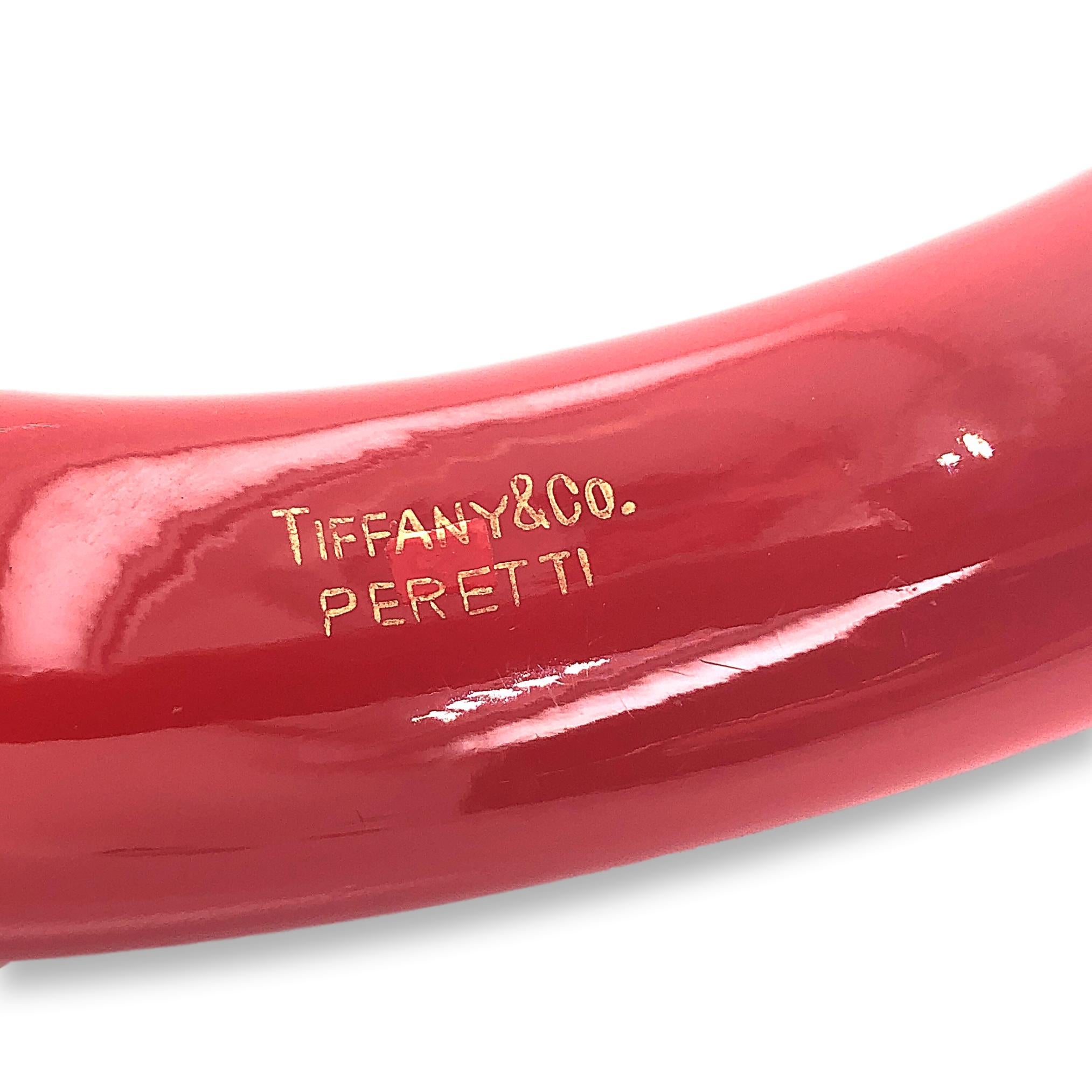 Peretti for Tiffany & Co. a Collection of Lacquer and Sterling Bangles 7