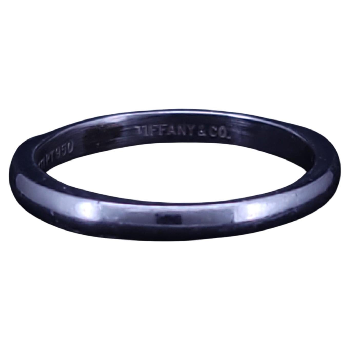 Peretti Tiffany
Co. in platino fede nuziale 2,2 mm misura 6,5