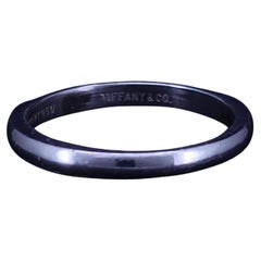 Peretti Tiffany
co platinum wedding ring 2.2 mm size 6.5