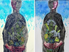 Peinture 3D sur Lucite double face Le Printemps de Perez Petriarte