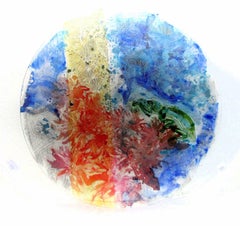 Rayon d'Or von Perez Petriarte, Gemälde 3D auf doppelseitigem Klar Acryl, Rayon d'Or