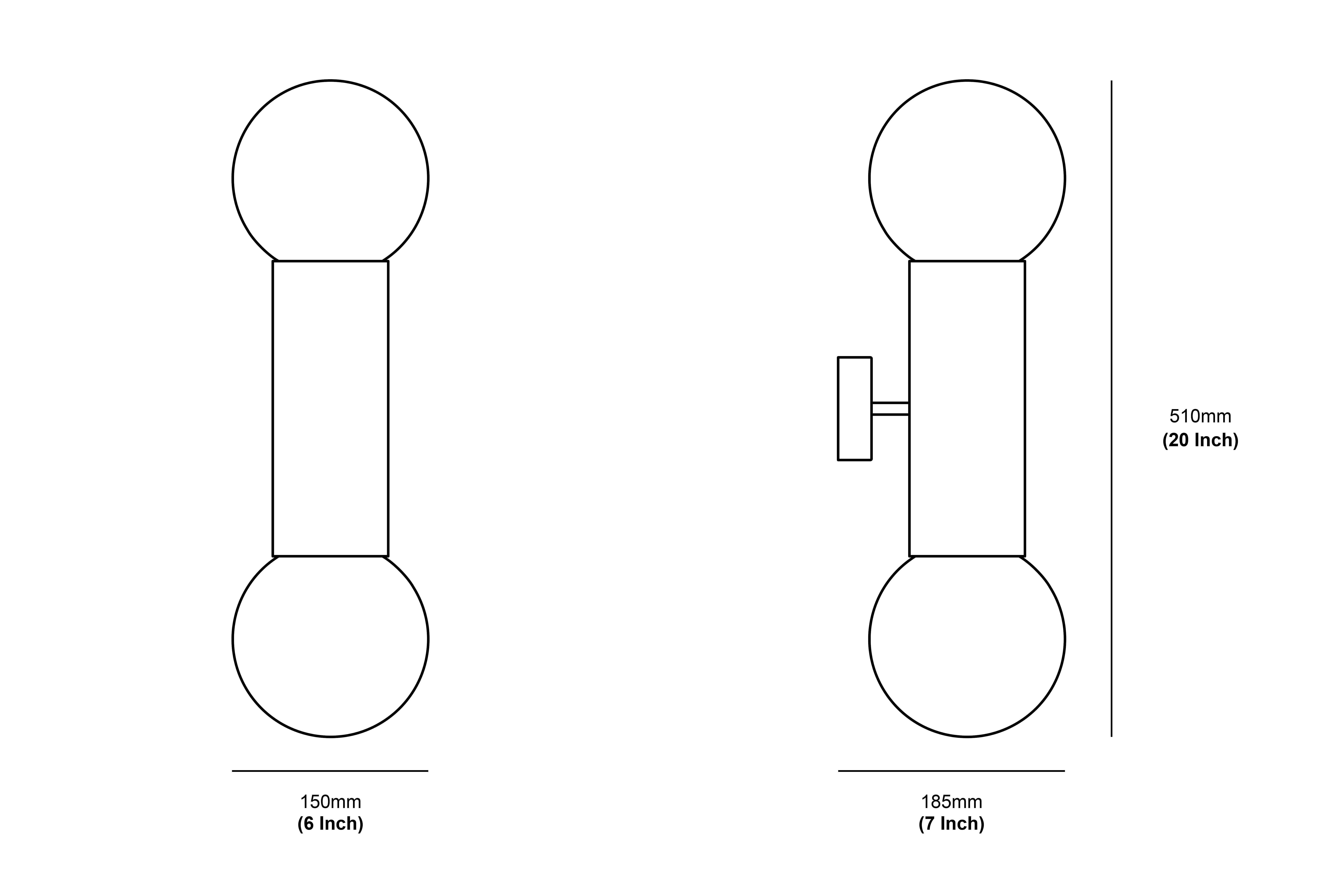 double tube sconce