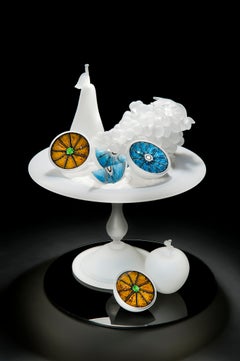 Perfect Bounty, una obra de arte única de instalación de bodegones de cristal de Elliot Walker