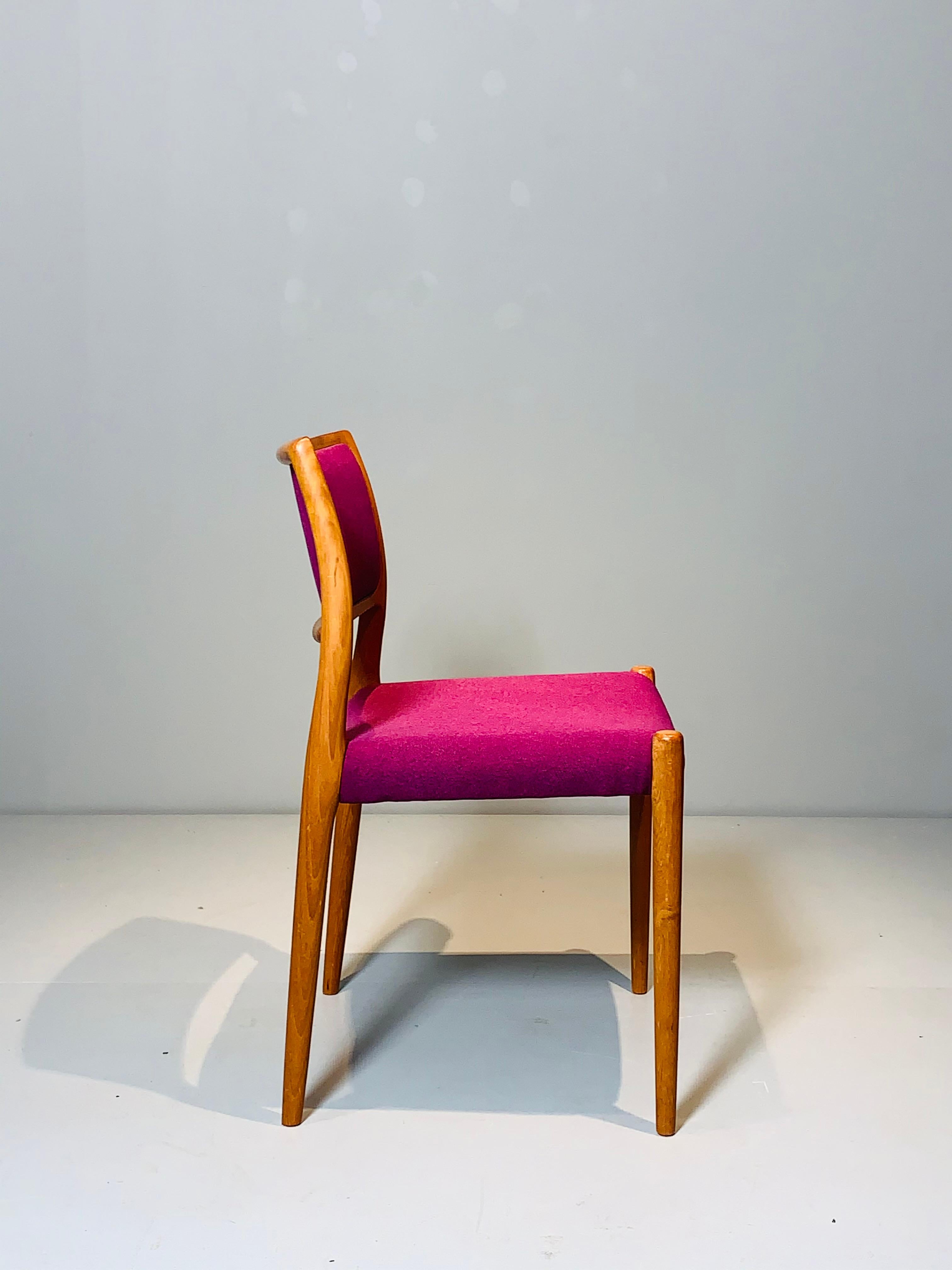 Mid-Century Modern Perfect Chair by Niels O. Moller Model Nr.. 80 in Teak