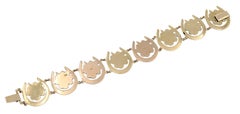 Perfect Good Luck Gold Enamel Bracelet