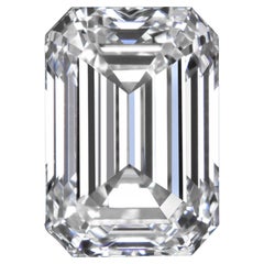 PERFECT Investment Grade 15 Carat Emerald Cut Diamond D Color 