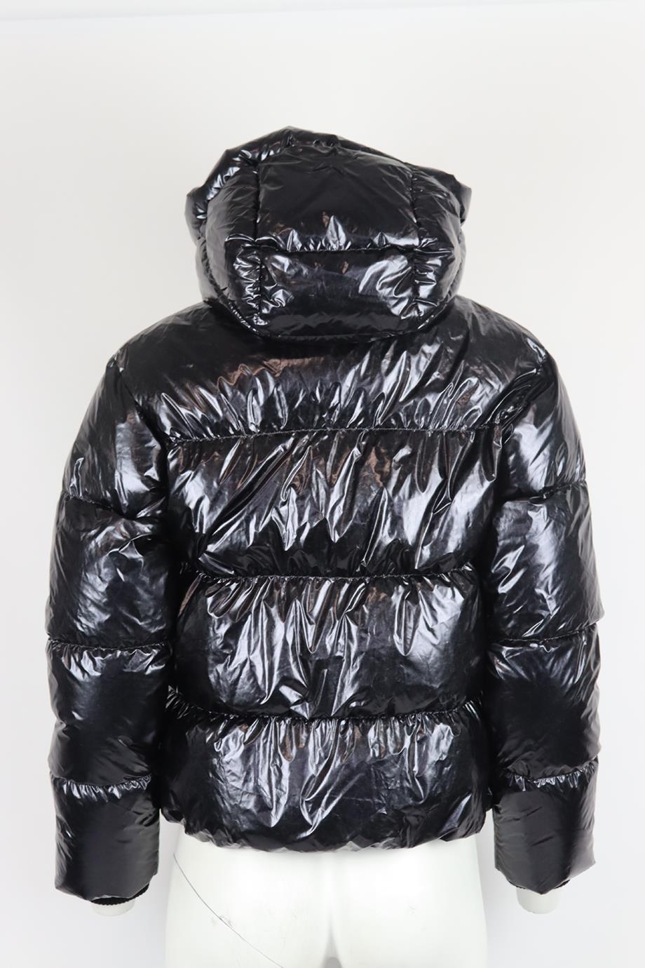 Perfect Moment Hooded Quilted Padded Shell Down Jacket Xsmall 1