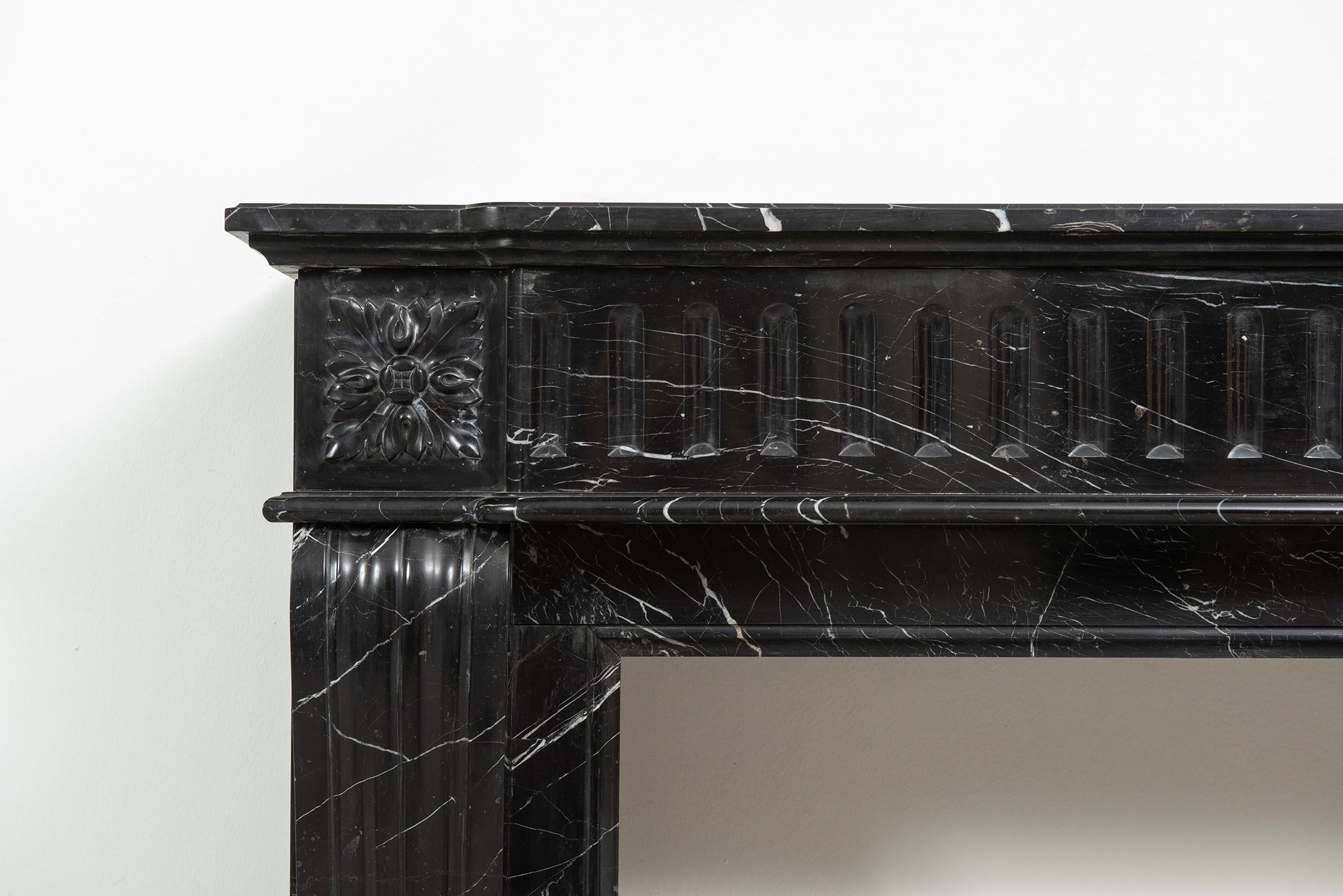 Perfect Petite Louis XVI Fireplace Mantel For Sale 6