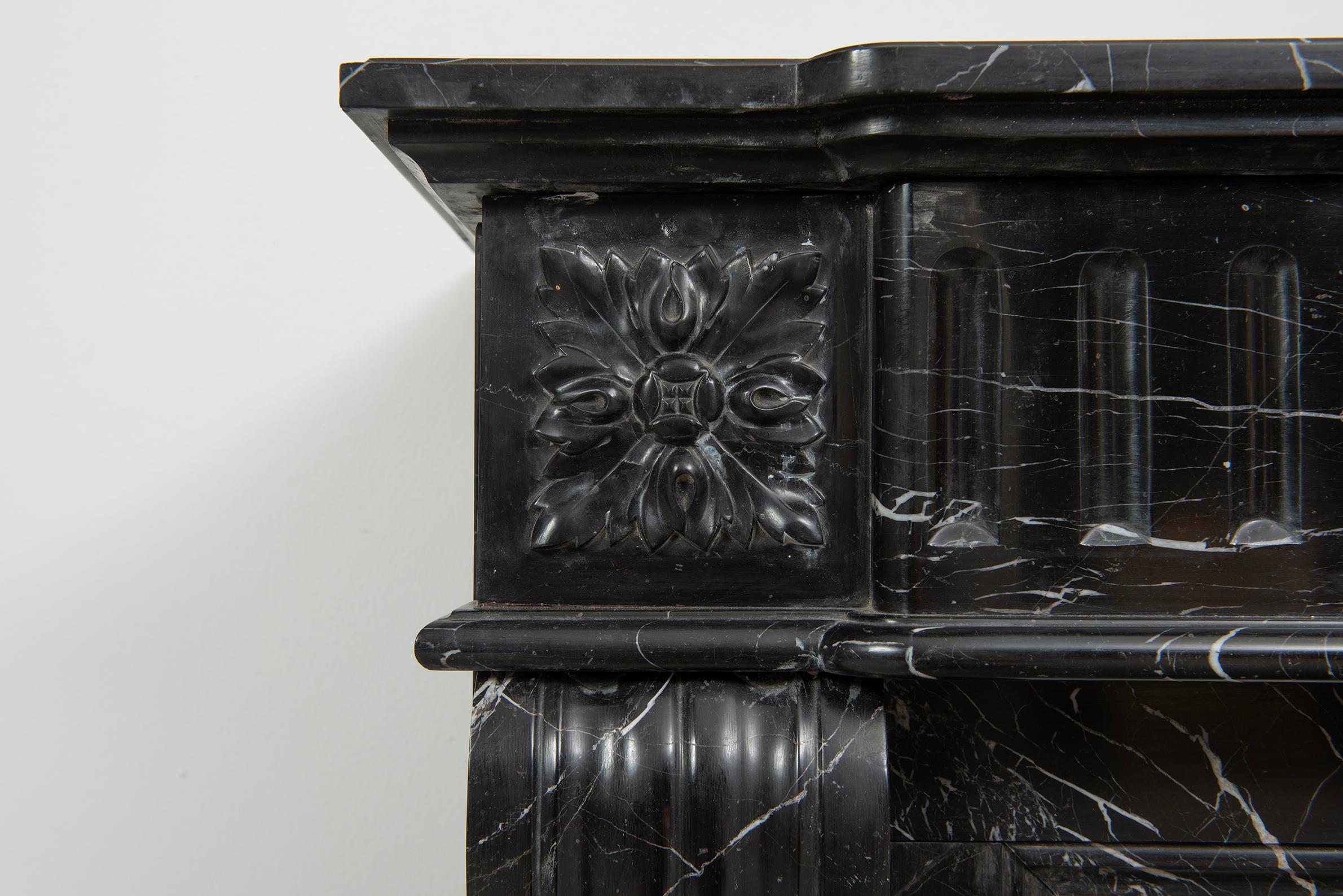 French Perfect Petite Louis XVI Fireplace Mantel For Sale