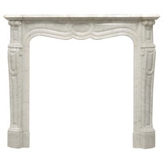 Perfect Pompadour Style Fireplace Mantel