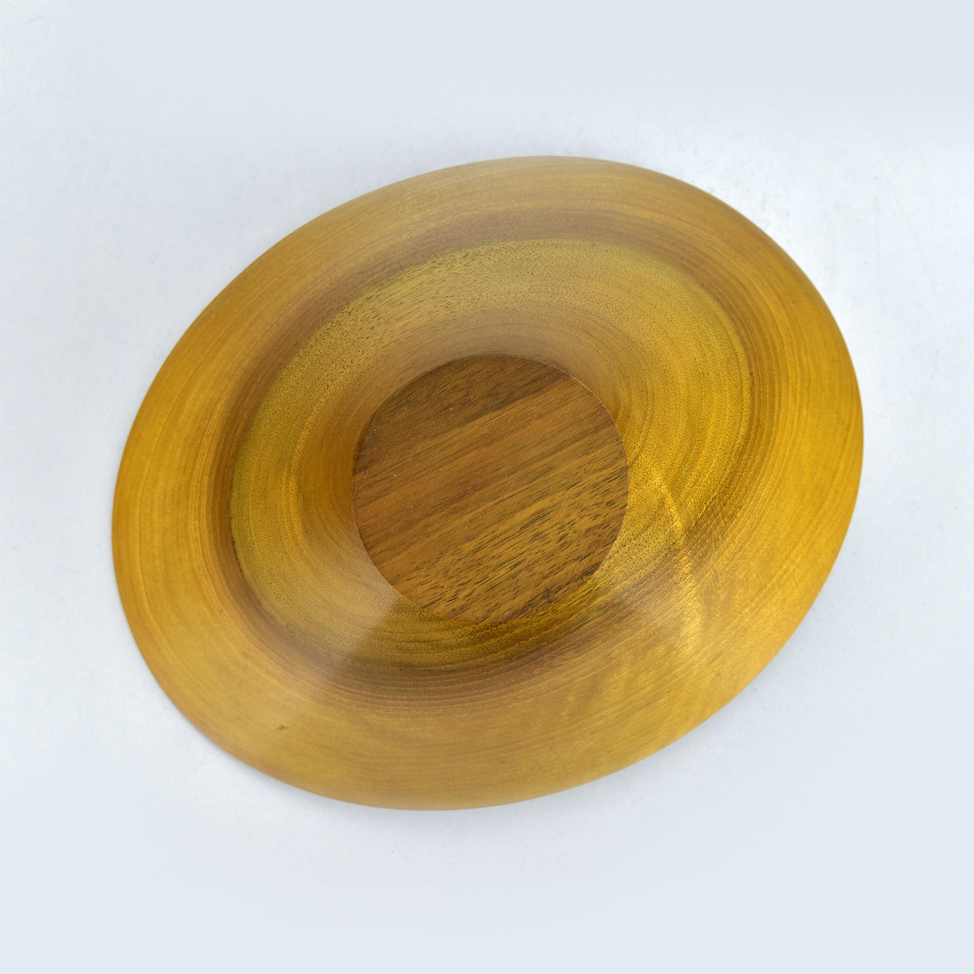 Ciotola per spuntini in legno di Wood dalla forma perfetta, piatto in stile Mid Century Modern di Carl Auböck In condizioni buone in vendita a Bad Säckingen, DE