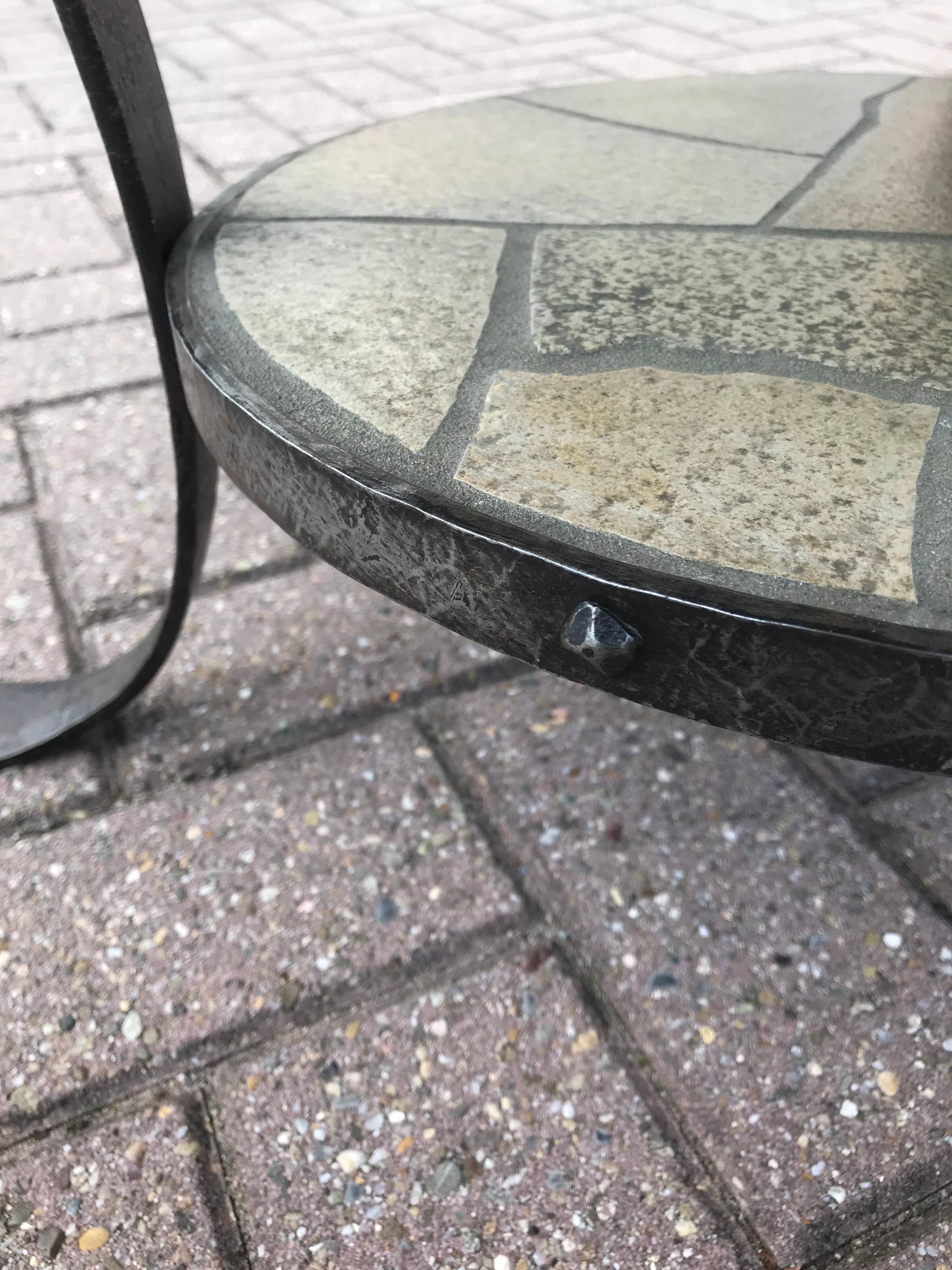 slate tile coffee table