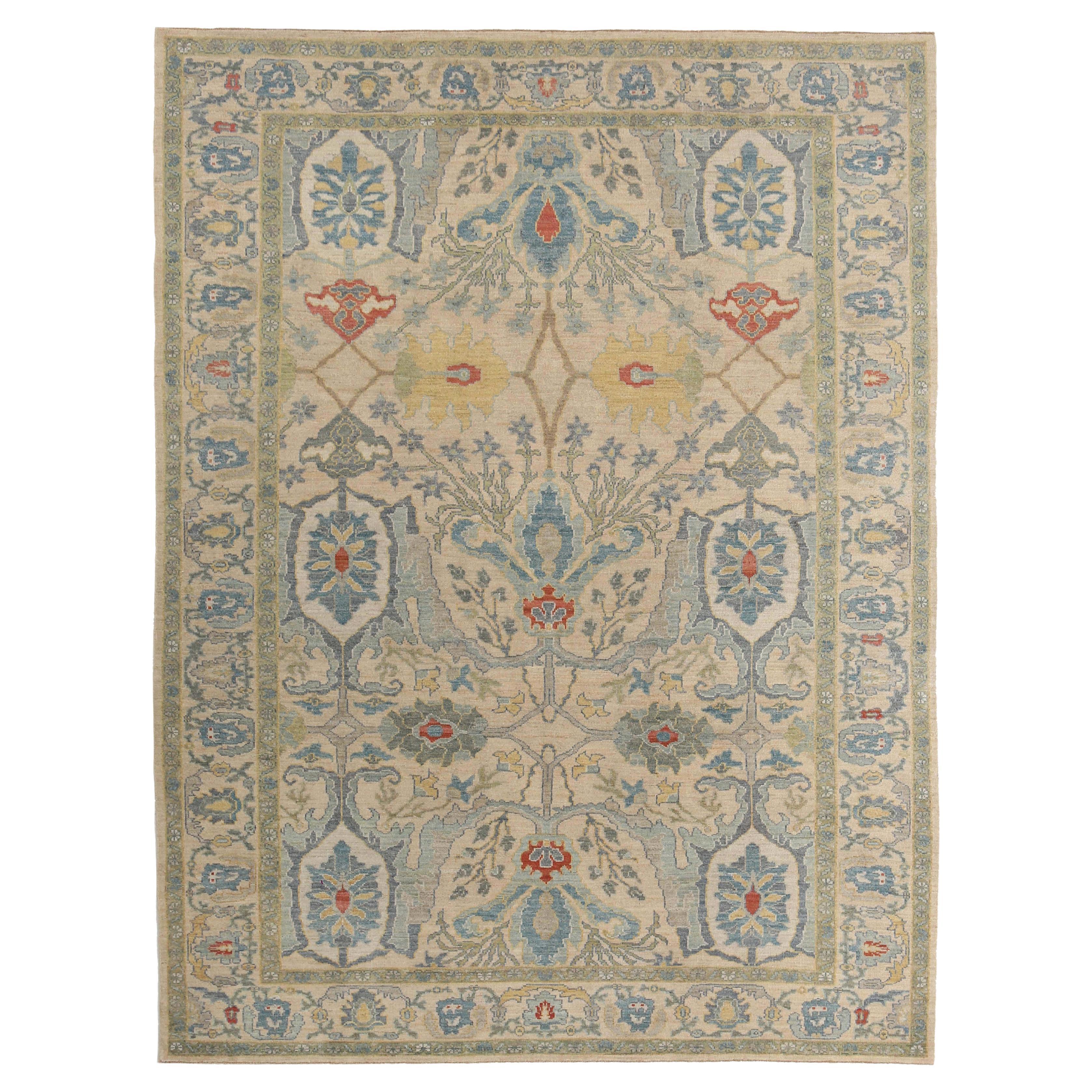 Perfect Size Turkish Sultanabad Rug
