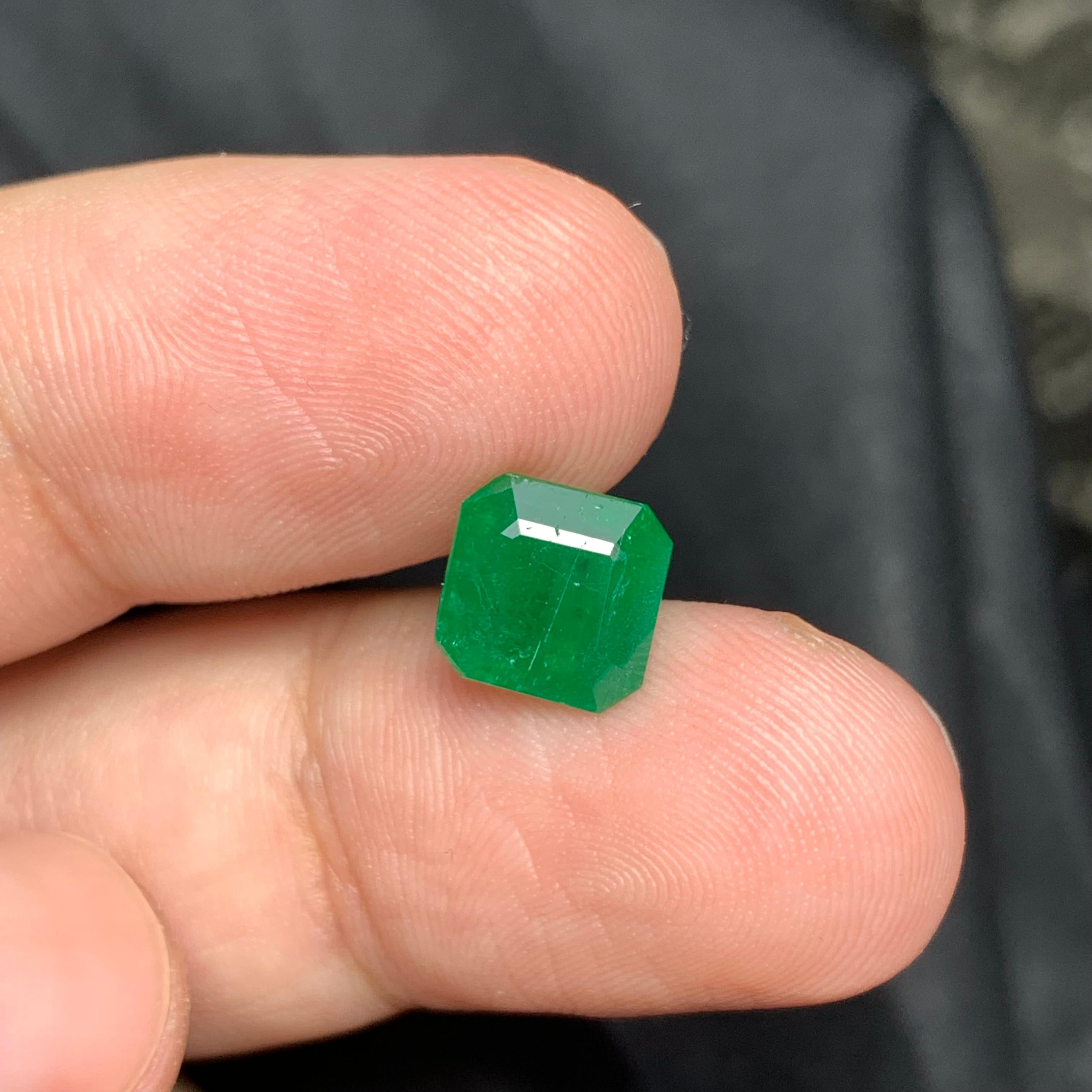 Loose Emerald
Weight: 2.30 Carats
Dimensions: 8 x 8 x 5.3 Mm
Origin: Swat Pakistan
Shape: Square
Color: Green
Treatment: Non
Certificate: On Demand

The Swat Emerald, also known as the Mingora Emerald, is a rare and highly prized gemstone