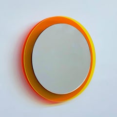 Sunset 342a, Wall Mirror with Plexiglass, Design Sculpture by Andreas Berlin