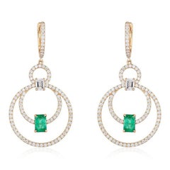 Perfectly Bright 14K (or 18k upon request) Yellow Gold Diamond Earrings