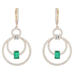 Perfectly Bright 14K (or 18k upon request) Yellow Gold Diamond Earrings