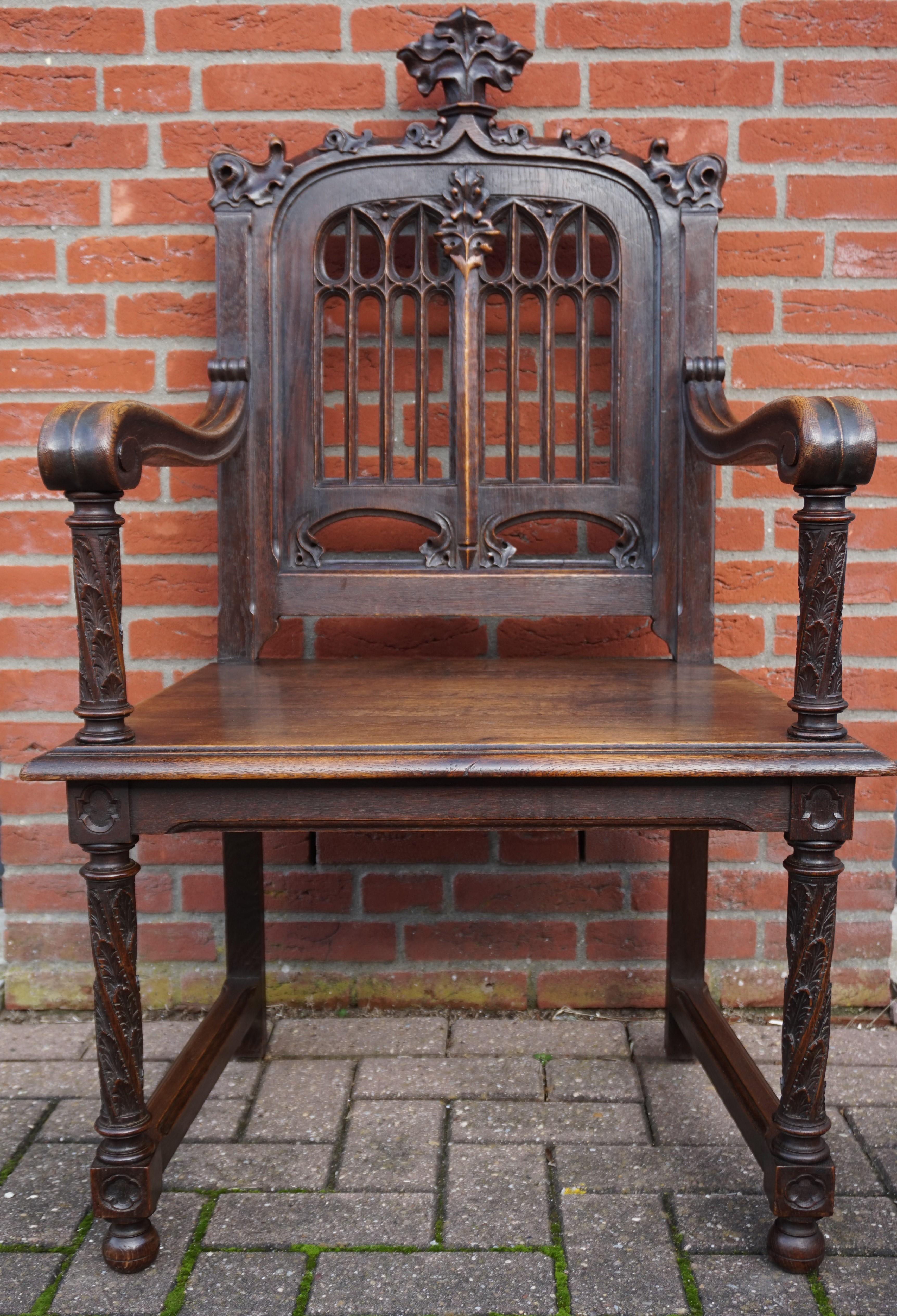 antique gothic chair