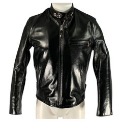 PERFECTO by SCHOTT N.Y.C Size 38 Black Leather Motorcycle Jacket
