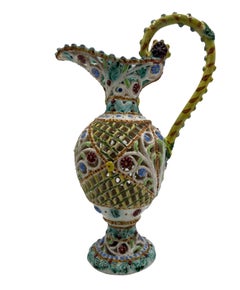Perforated Ceramic Pitcher by Giovanni Lapucci, Italy