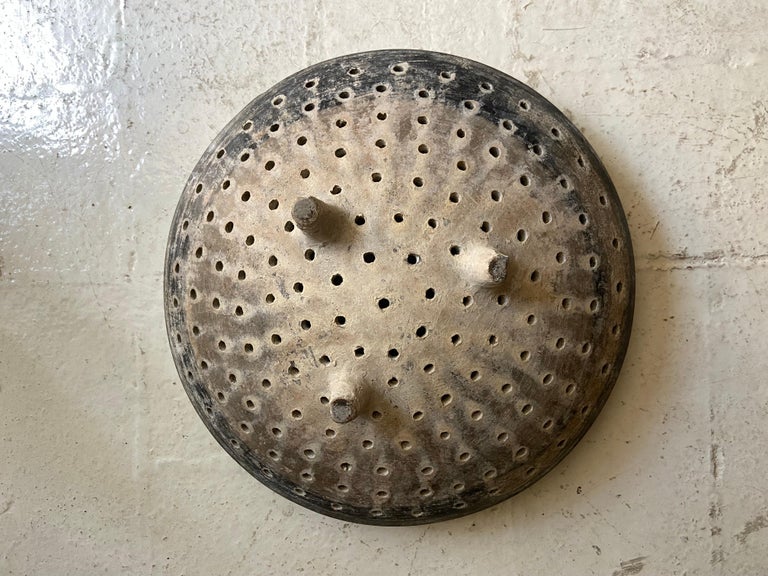 Perforated Ceramic Plate from San Bartolo Coyotepec, Oaxaca, Circa 1950´s 4
