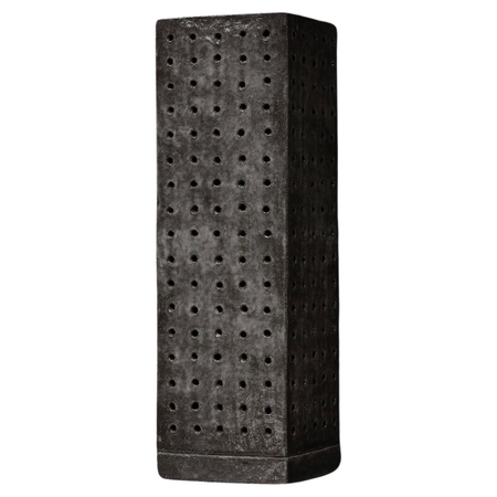 Perforated Ceramic Tower Lamp