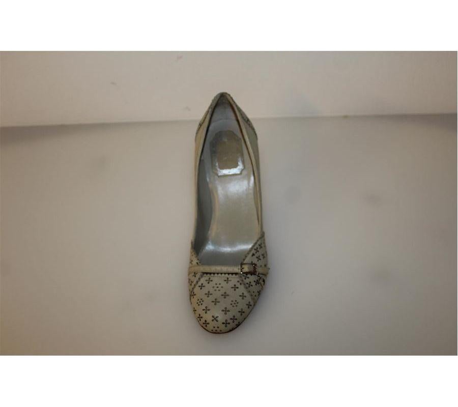 Grigio Christian Dior Décolleté traforata misura 37 1/2 in vendita