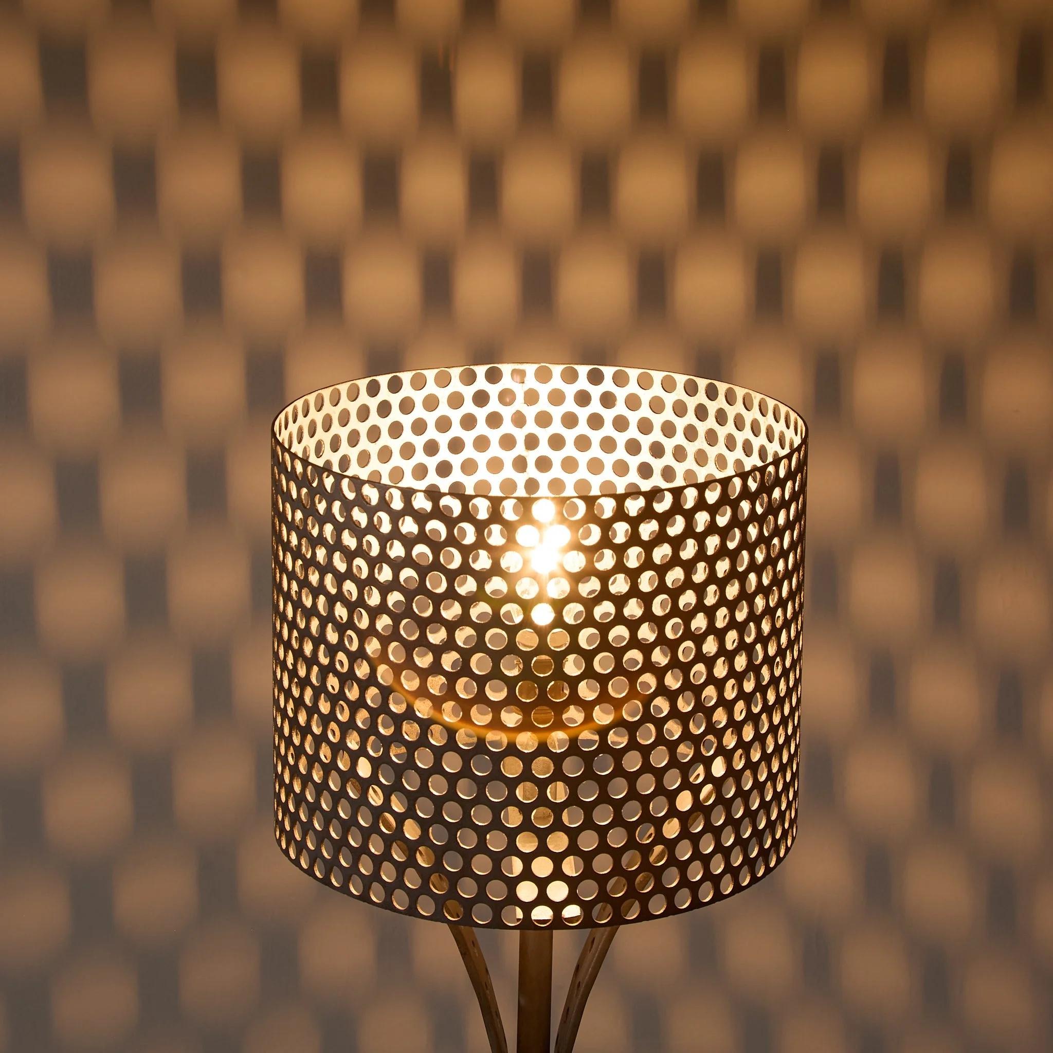 Fin du 20e siècle Lampe perforée, 1970 en vente