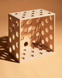 Perforated Medium Storage Box, Solid Birch Wood Perforated Box by Erik Olovsson