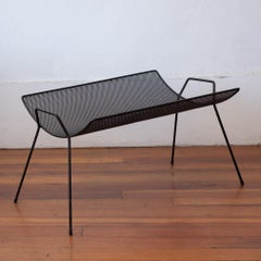 Perforated Metal Catch All Magazine Holder by Richard Galef