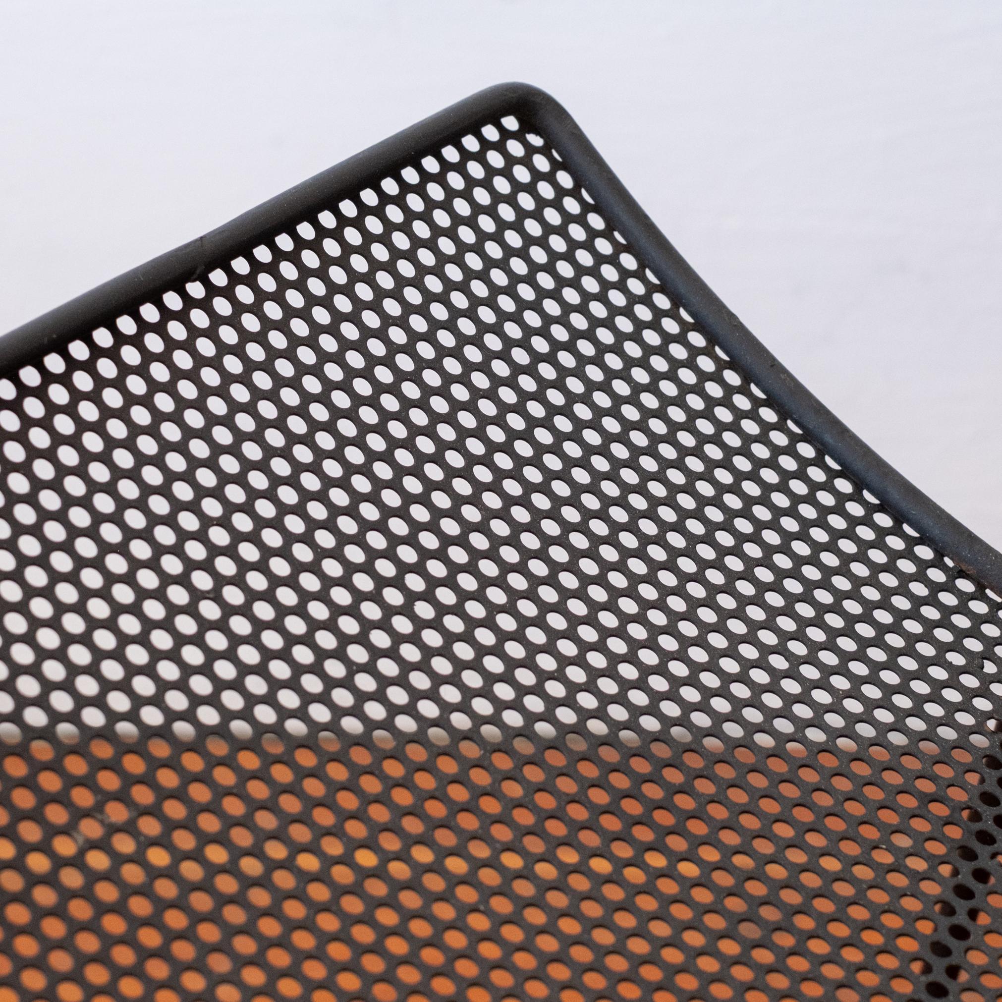 XX secolo Porta riviste in metallo perforato Catch All di Richard Galef in vendita
