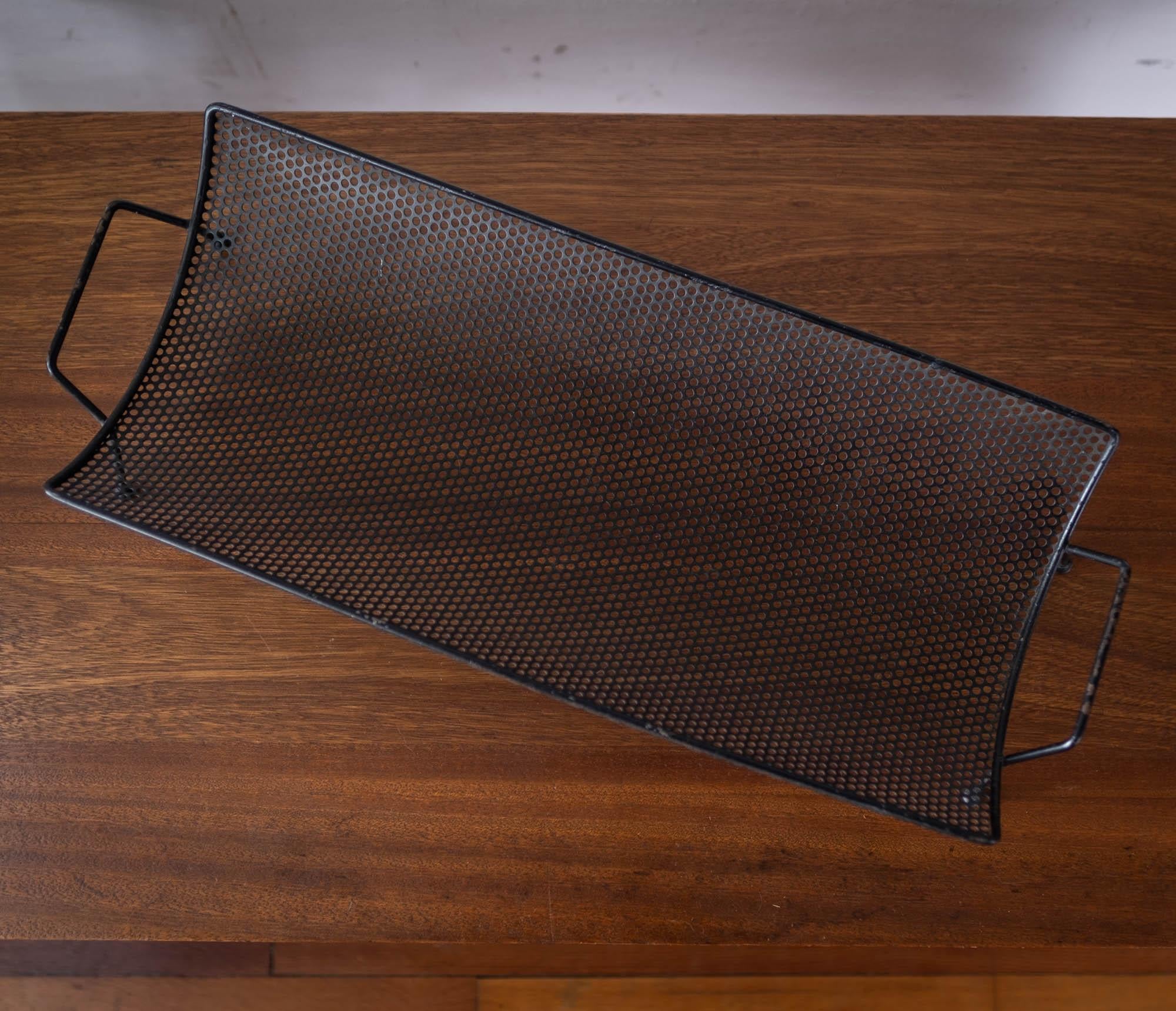 Perforated Metal Catch All or Fruit Basket by Richard Galef 4