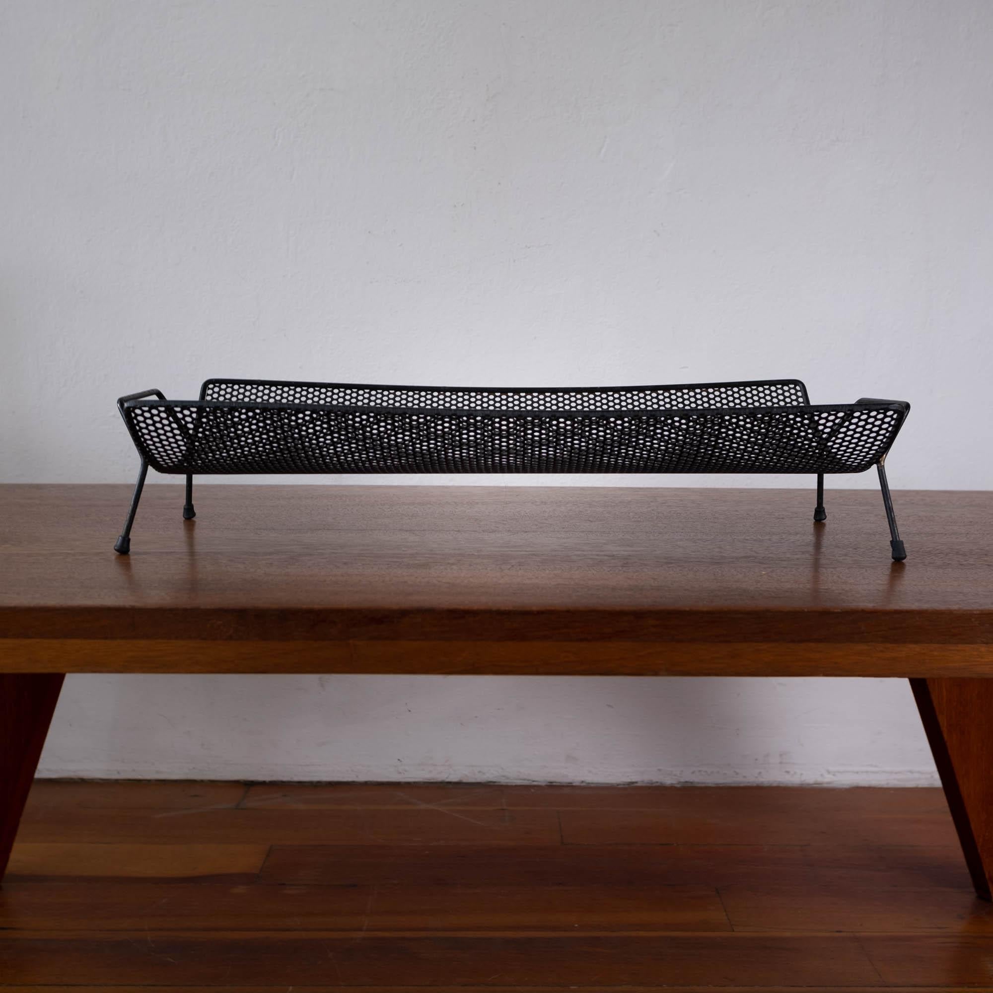 American Perforated Metal Catch All or Fruit Basket by Richard Galef