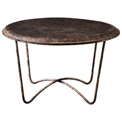Cocktail Table in metallo perforato di Mathieu Matégot