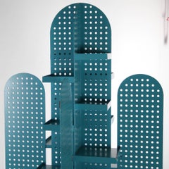 Perforated metal etagere